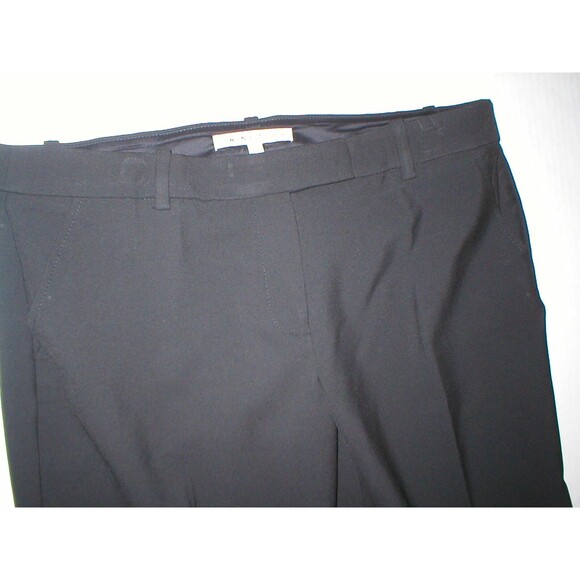 New NWT Womens Designer Trina Turk Black Pants Slacks 12 Aubree Office USA Work - Picture 2 of 6